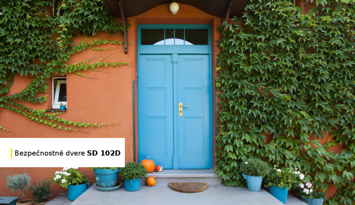 Vchodové dvojkrídlové dvere NEXT SD 102D