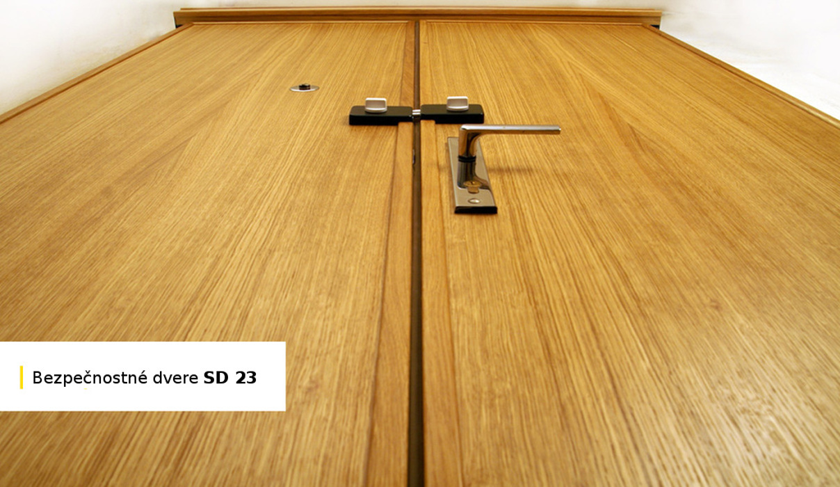 Bezpečnostné dvojkrídlové dvere NEXT SD 23